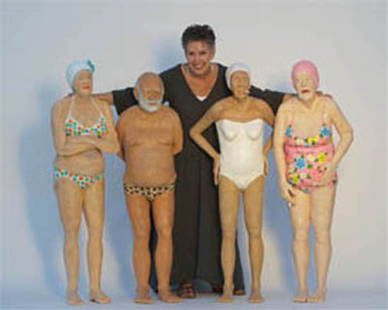 Becky Gottsegen and her sculptures