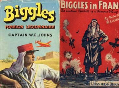 Biggles book jackets